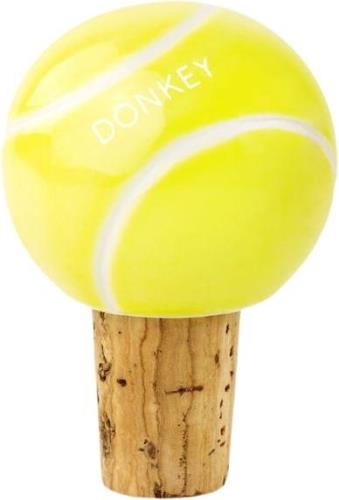 Donkey Flaskeprop Winediver Tennis Ball Gul Str 5,5 x 7 x 4 cm - Figur...