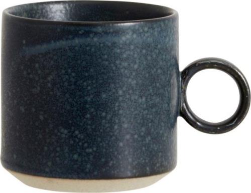 Nordal Grainy cup w. Handle, Dark Blue 0008 - Kopper Med Hank hos Maga...