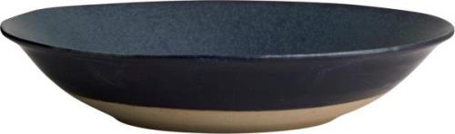 Nordal Grainy Salad Plate, Dark Blue 0008 - Middagstallerkener hos Mag...