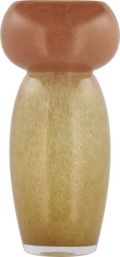 Villa Collection Vase Styles 14,5 x 30 cm Gul/amber Glas Gul/amber Str...