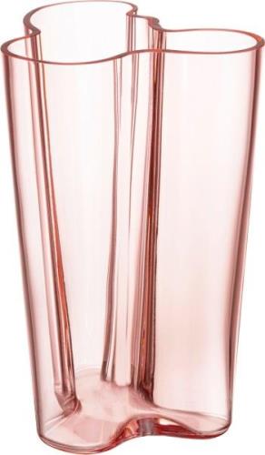 Iittala Aalto Vase 25 cm Salmon Pink Pink Str 25 cm - Vaser hos Magasi...