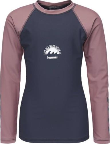 Hummel Pecten LS Swim Tee 116 - Badetøj hos Magasin