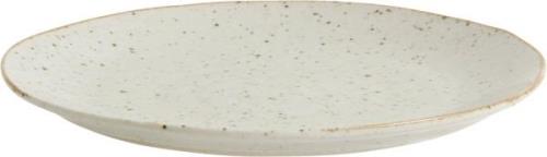 Nordal Grainy Saucer/cake Plate, Sand 0008 - Middagstallerkener hos Ma...