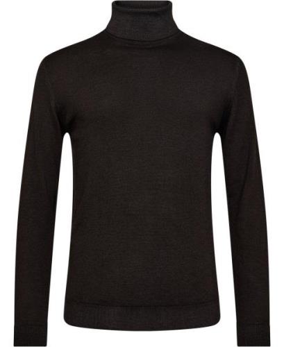 Manifattura Knitwear Mand Brun Sweaters Str L - Merino Uld hos Magasin