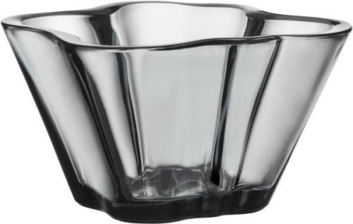 Iittala Aalto Skål 75mm GRÅ Grå Str 75MM - Serveringsskåle Glas hos Ma...