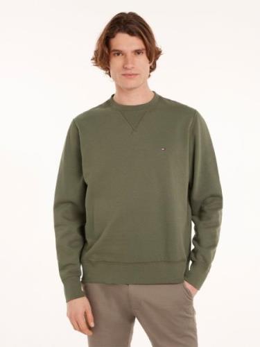 Tommy Hilfiger Essential Fleece Crewneck Mand Battle Green Fleece Str ...