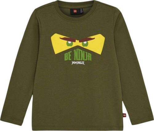 LEGO kidswear/LEGO børnetøj Lwtano 703 T-shirt L/S Str 128 cm - Dark K...