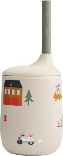 Liewood Ellis Sippy cup ONE SIZE - Kopper hos Magasin