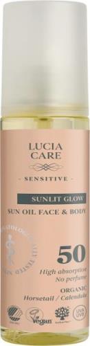 Lucia Care Sun Oil SPF 50 145 ml - Ansigtsmakeup hos Magasin