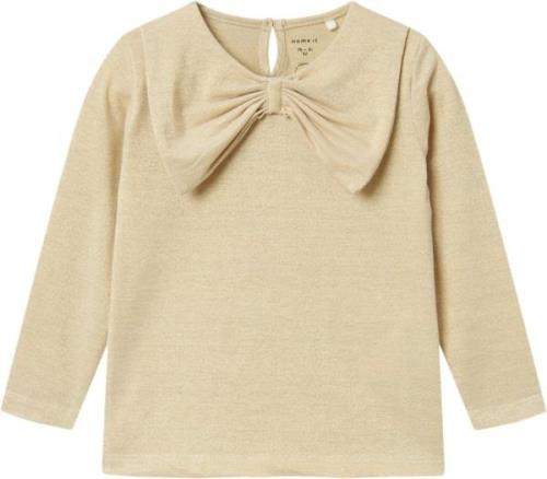 Name It Nmfrnanna LS TOP Str 92 - Frosted Almond Toppe hos Magasin