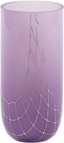 Kodanska Flow Longdrink Purple W. Print Str H 15 x D 7 cm - 40 cl - Se...