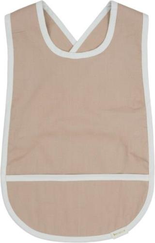 Fabelab Cross Back Bib Dusty Rose One Size - Hagesmække hos Magasin