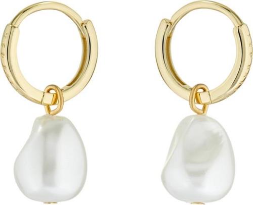 Ted Baker Periaa Pearly Chain Huggie Earring O/S - Creoler hos Magasin