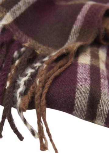 MANGO Fringed Check Scarf U - Andet hos Magasin