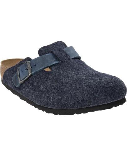 Birkenstock Boston Fe/le Midnight Mand Midnight Sandaler Str 44 - hos ...