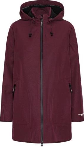 ILSE JACOBSEN Rain135 Kvinde Maroon Banner Regnjakker Str 40 - Polyest...