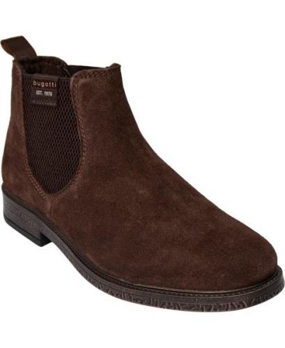 Bugatti Ladano Mand Dark Brown Chelsea Boots Str 40 - hos Magasin