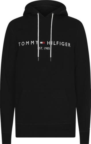 Tommy Hilfiger Core Tommy Logo Hoody Mand Jet Black Hoodies Str L - Bo...