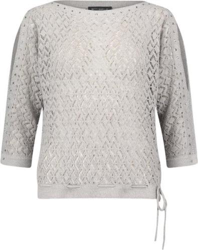 Betty Barclay Strickpullover Ku Kvinde Light Stone Kortærmet Strik Str...