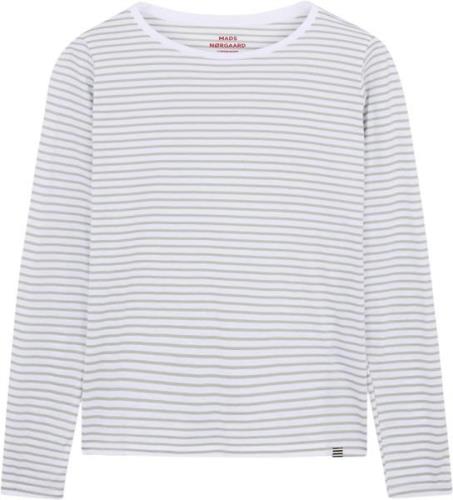 Mads Nørgaard - Copenhagen Organic Jersey Stripe Tenna Tee FAV Kvinde ...