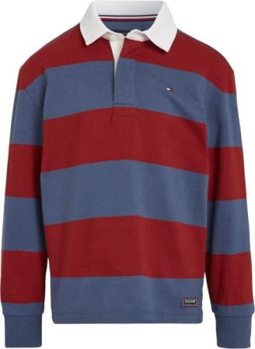 Tommy Hilfiger Colorblock Polo LS Str 5 år / 110 cm - Desert Sky Poloe...