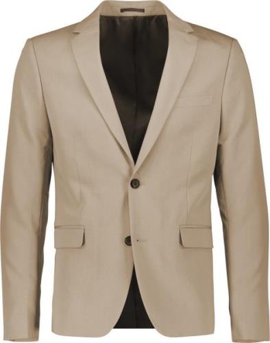 Lindbergh Fine Twill Stretch Suit Mand Sand Jakkesæt Str 46 - hos Maga...