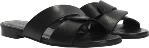 Dico Copenhagen Lulu Flats Kvinde Black Flade Sandaler Str 40 - hos Ma...