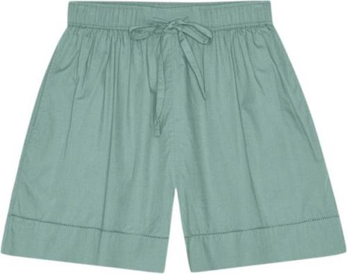 Moshi Moshi Mind Wake Shorts Poplin Kvinde Aqua Green Casual Shorts St...