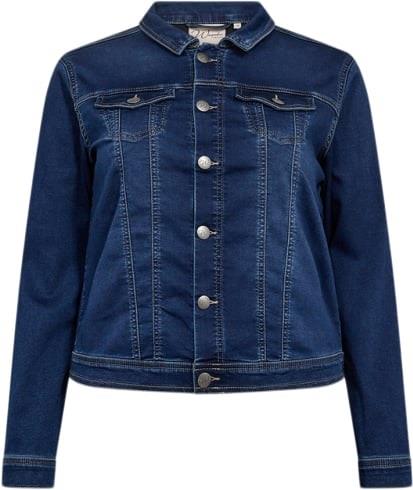 Wasabiconcept Curvy Wasummer 4 Jakke Mørk Denim Kvinde 2494 Mørk Denim...