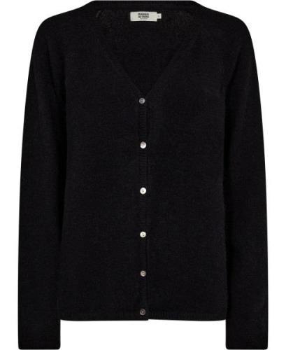 Magasin Cindi 4 RWS Wool Kvinde Black Cardigans Str L Uld