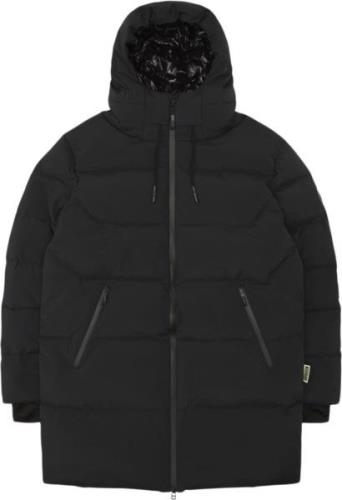 Woodbird Wbjoseph Tech Long Jacket Mand Black Vinterjakker Str L - Pol...