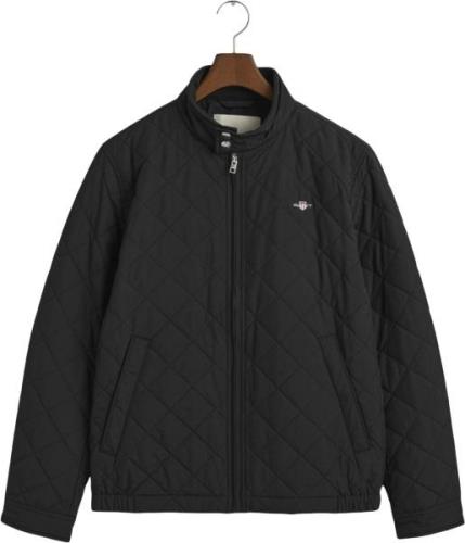 Gant Quilted Windcheater Mand Black Termojakker Str L - hos Magasin