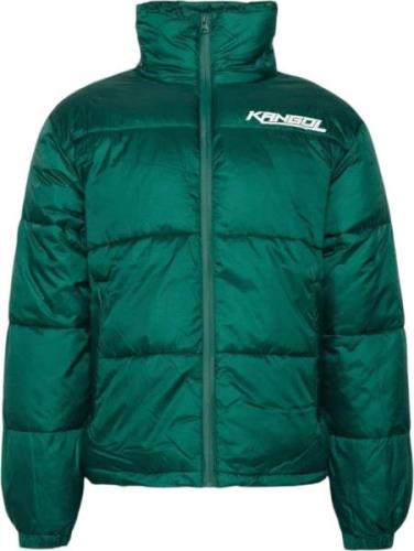 Kangol Adam Puffer Jacket Mand Green Vinterjakker Str L - Polyester ho...