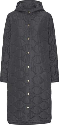 ILSE JACOBSEN Quilted05 Kvinde Asphalt Termojakker Str 40 - Polyester ...