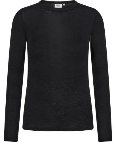 Magasin Cilla 1 RWS Merino Wool Kvinde Black Sweaters Str L Merino