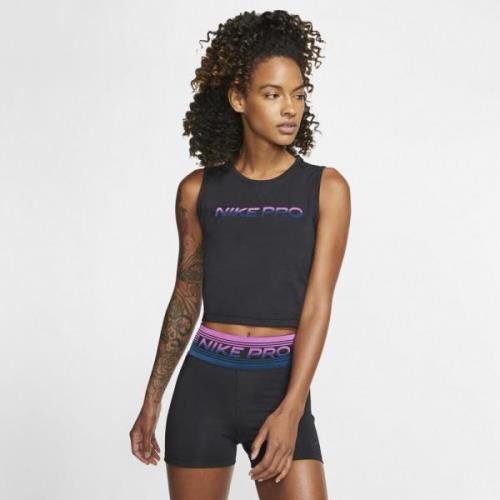 Nike Pro Cropped Top L - Tanktoppe Polyester hos Magasin