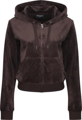 Juicy Couture Robertson Hoodie Kvinde Java Hættetrøjer Str L - Velour ...