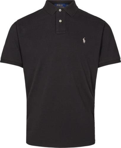 Polo Ralph Lauren Custom Fit Polo Shirt Mand Sort Kortærmede Poloer St...