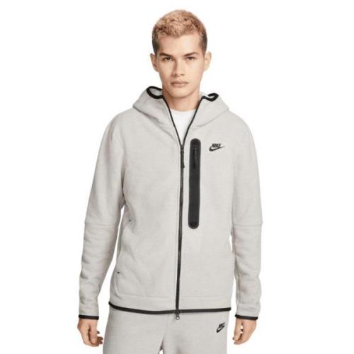 Nike Sportswear Fleece Full zip Winterized Hoodie Mand Cobblestone/bla...