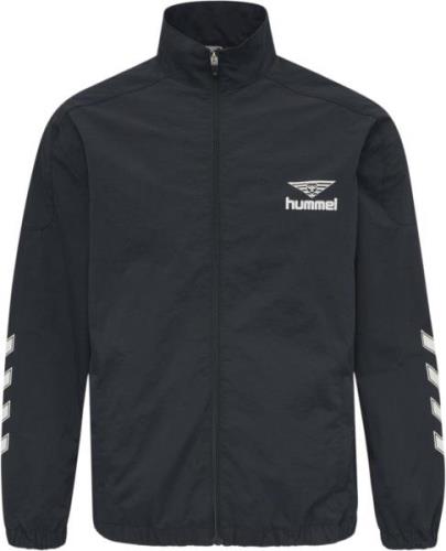 Hummel Hmlnikki ZIP Jacket Mand Blue Fleece Str L - Nylon hos Magasin