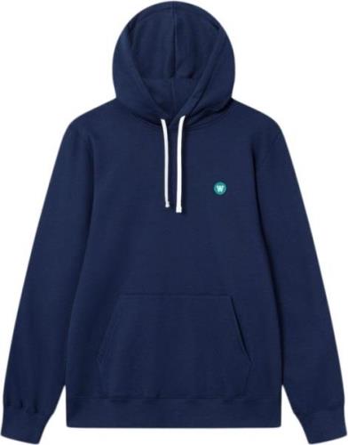 Wood Wood Ian Hoodie Gots Mand Navy Hoodies Str S - Bomuld hos Magasin