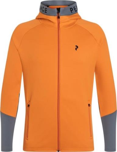 Peak Performance M Rider Mid Zip Hoodorange Flare-q Mand Orange Flare/...