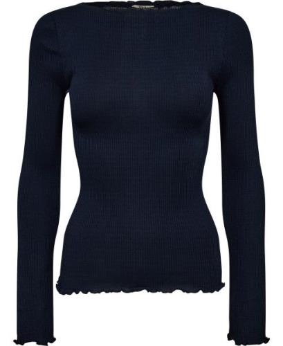 RM by Rosemunde Rmwbalta Modal LS Boatneck Blouse Kvinde Blå Kortærmed...