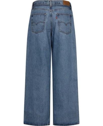 Levi's XL Straight Thanks Friend Kvinde Blå Wide Jeans Str 25/31 - hos...