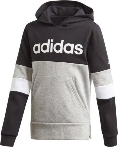 adidas Linear Colourblock Fleece Hættetrøje 122 - Sweatshirts & Hættet...