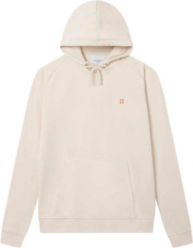 Les Deux Nørregaard Hoodie Mand Ivory/orange Hoodies Slim Fit Str L - ...