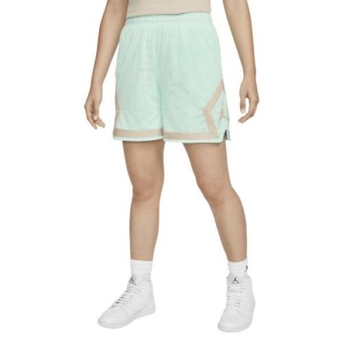 Nike Jordan Diamond Shorts Kvinde Mint Foam/sanddrift Casual Shorts St...