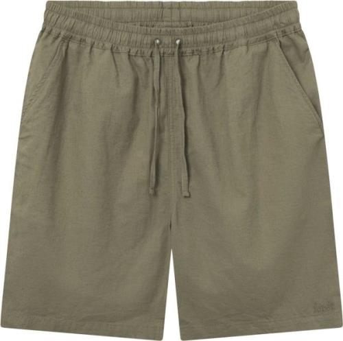 Forét Serene Linen Shorts Mand Dusty Olive Casual Shorts Str L - hos M...