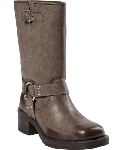 Shoe Biz Leto Kvinde Graphite Brown Cowboy & Biker Str 40 - hos Magasi...