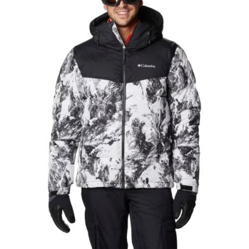 Columbia Iceline Ridge Jacket Mand White Vinterjakker Str S - Polyeste...